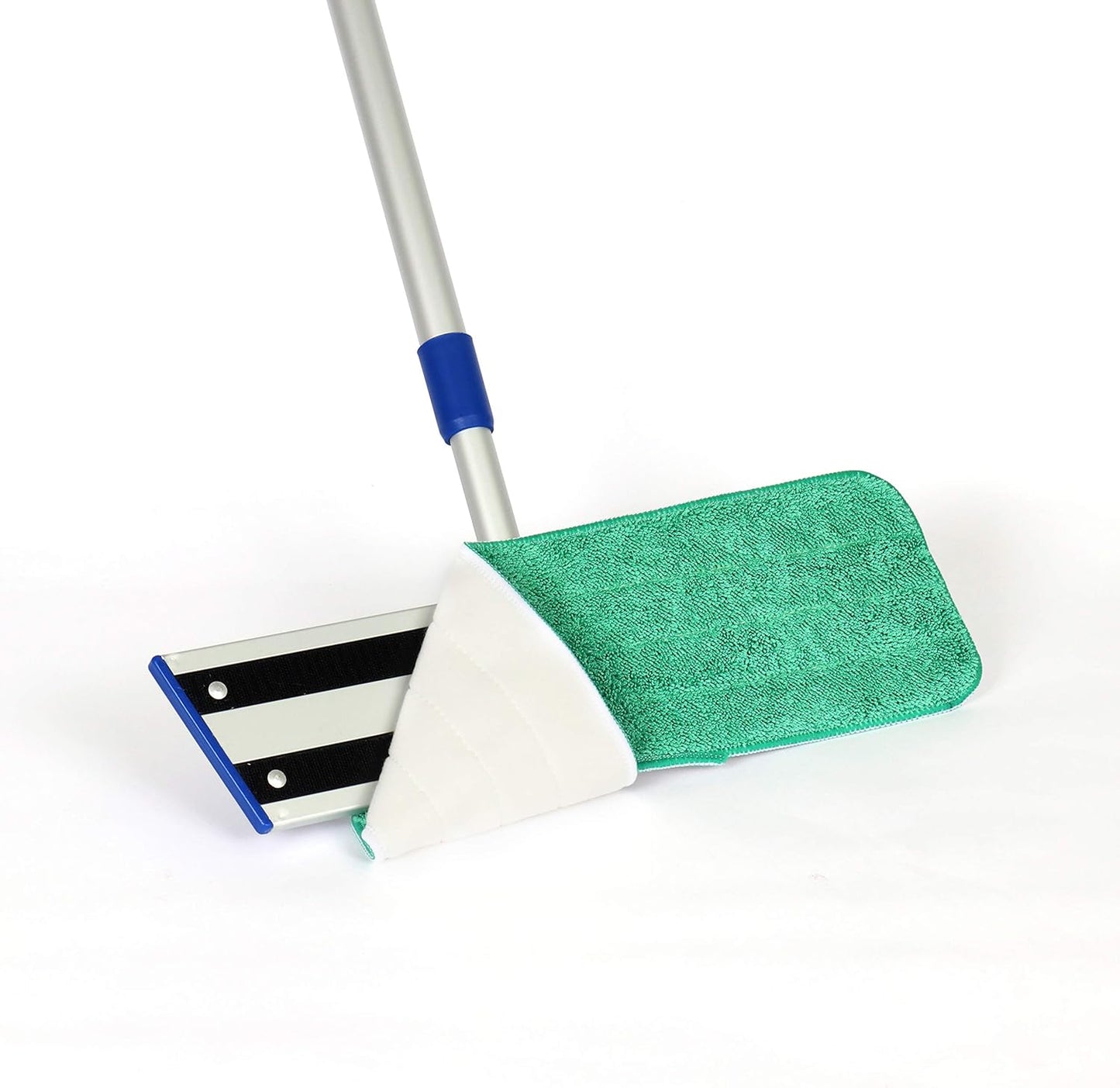 Arkwright Spray Mop Replacement Pads - (Pack of 12) Bulk Microfiber Flat Dry and Wet Refill Mop Pads Floor Cleaning, Compatible with Bona and Rubbermaid, Fits All Mop Heads, 13 in, Green