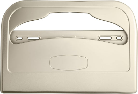 EZbrnd Wall Mount Half-Fold Toilet Seat Cover Dispenser for Commercial/Washroom/Office, Seat Cover Paper Sold Separately, Spray Gold, 3100G-EZ