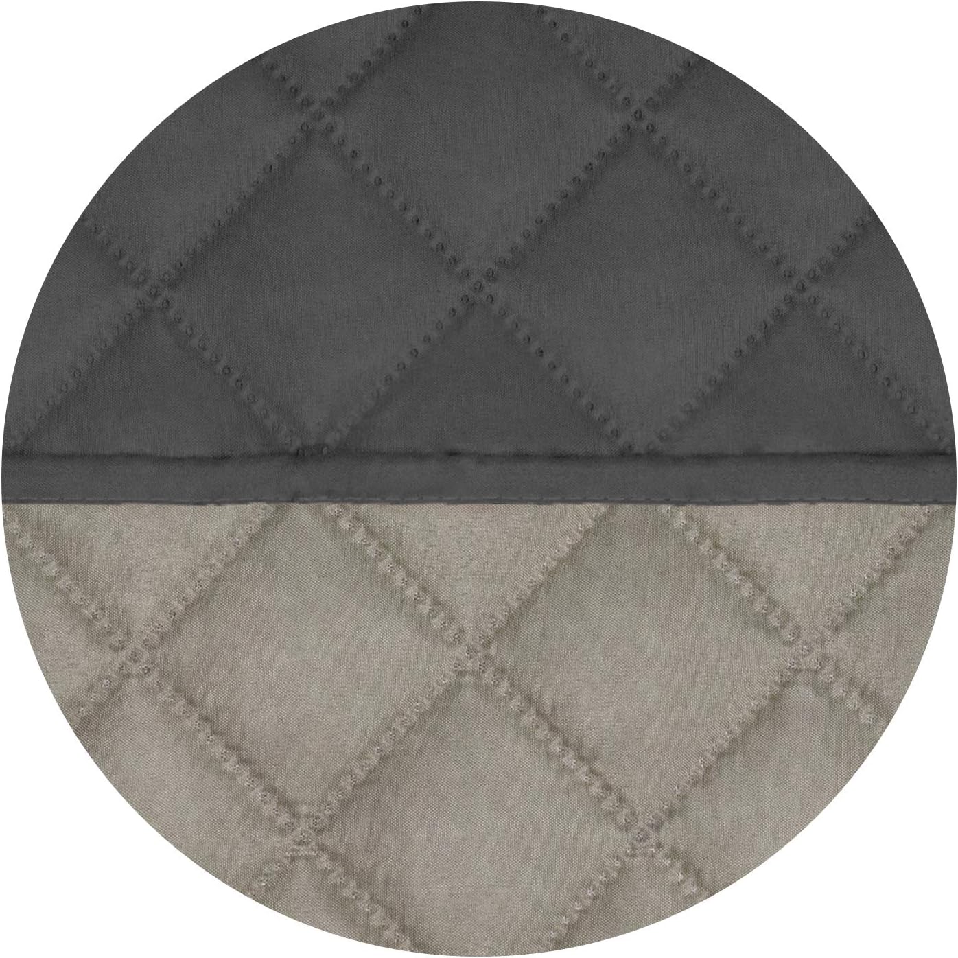 PureFit Reversible Quilted Sofa Cover, Water Resistant Slipcover Furniture Protector, Washable Couch Cover with Non Slip and Elastic Straps for Kids, Dogs, Pets (Sofa, Dark Gray/Beige)