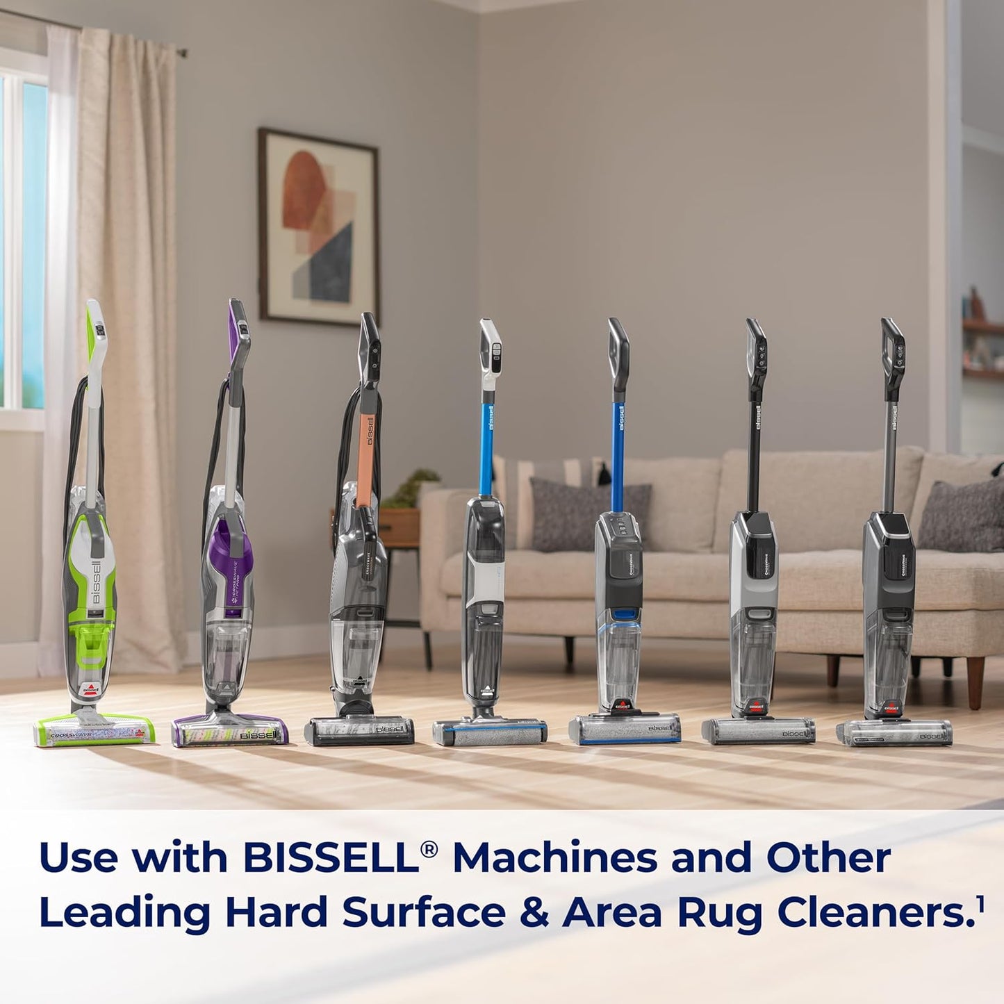 Bissell® Multi-Surface with Febreze + Gain, 3445G, 80 oz, Safe of Sealed Hard Floors and Area Rugs, Dissolves Dirt, Grime, and Tough Sticky Messes, Febreze Original Gain Scent