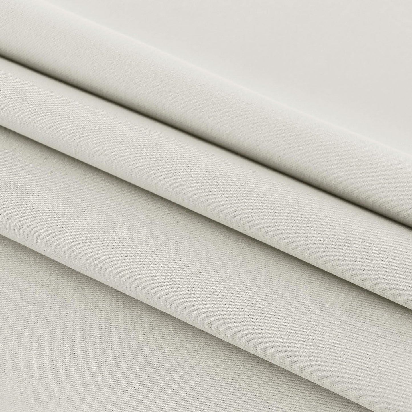 DWCN French Door Curtains – Rod Pocket Thermal Blackout Curtain for Doors with Glass Window, Kitchen and Patio Doors for Privacy, 25 X 80 Inches Long, 1 Curtain Panel with Tieback, Ivory