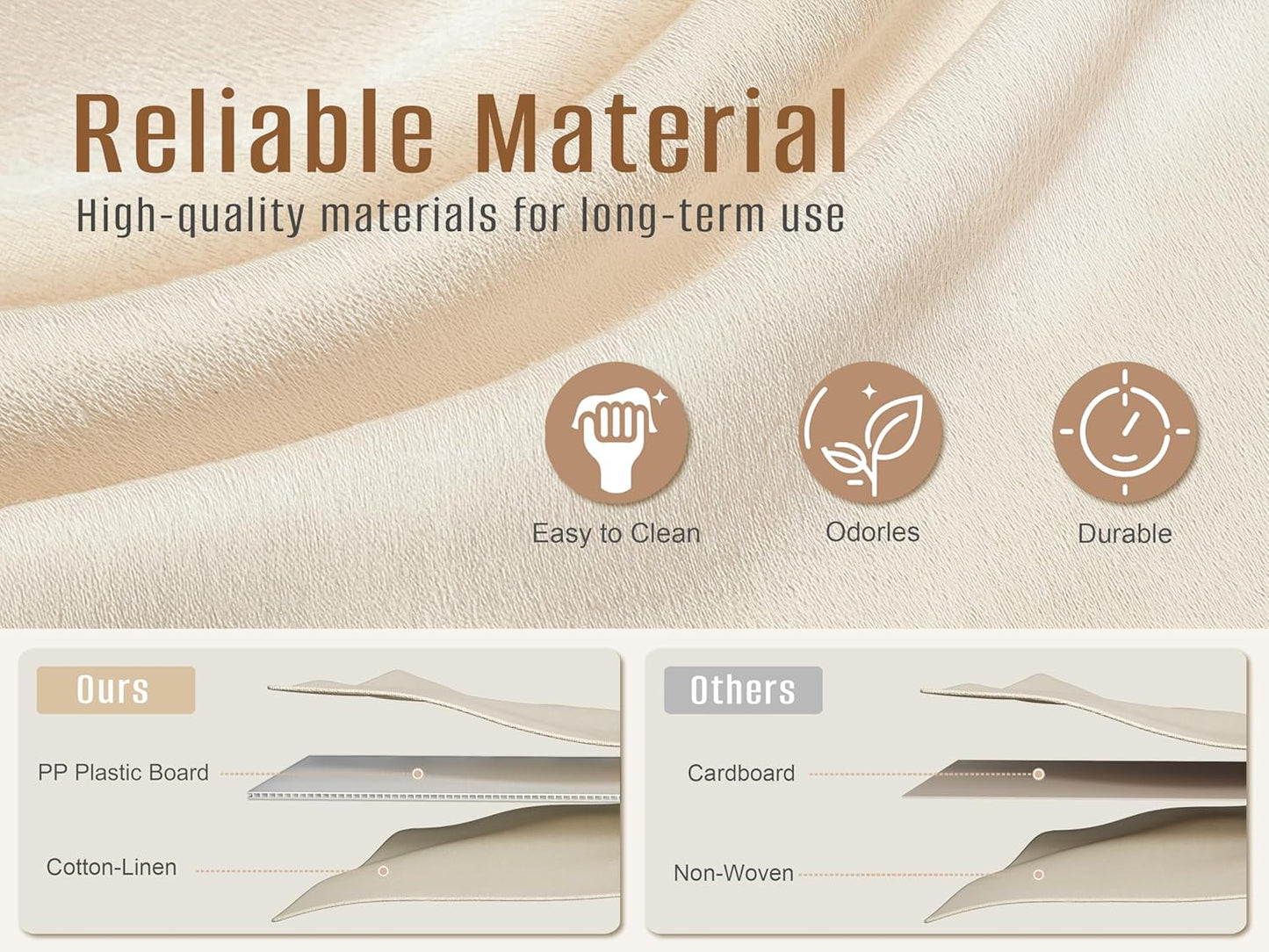 Storage Bins, Fabric Satin Storage Baskets for Shelves, 11.5" L*8.75" W*6.5" H Collapsible Storage Bins with Handles for clothes, Closet Baskets and Bins with Handles, Blush Pink, 3-Pack