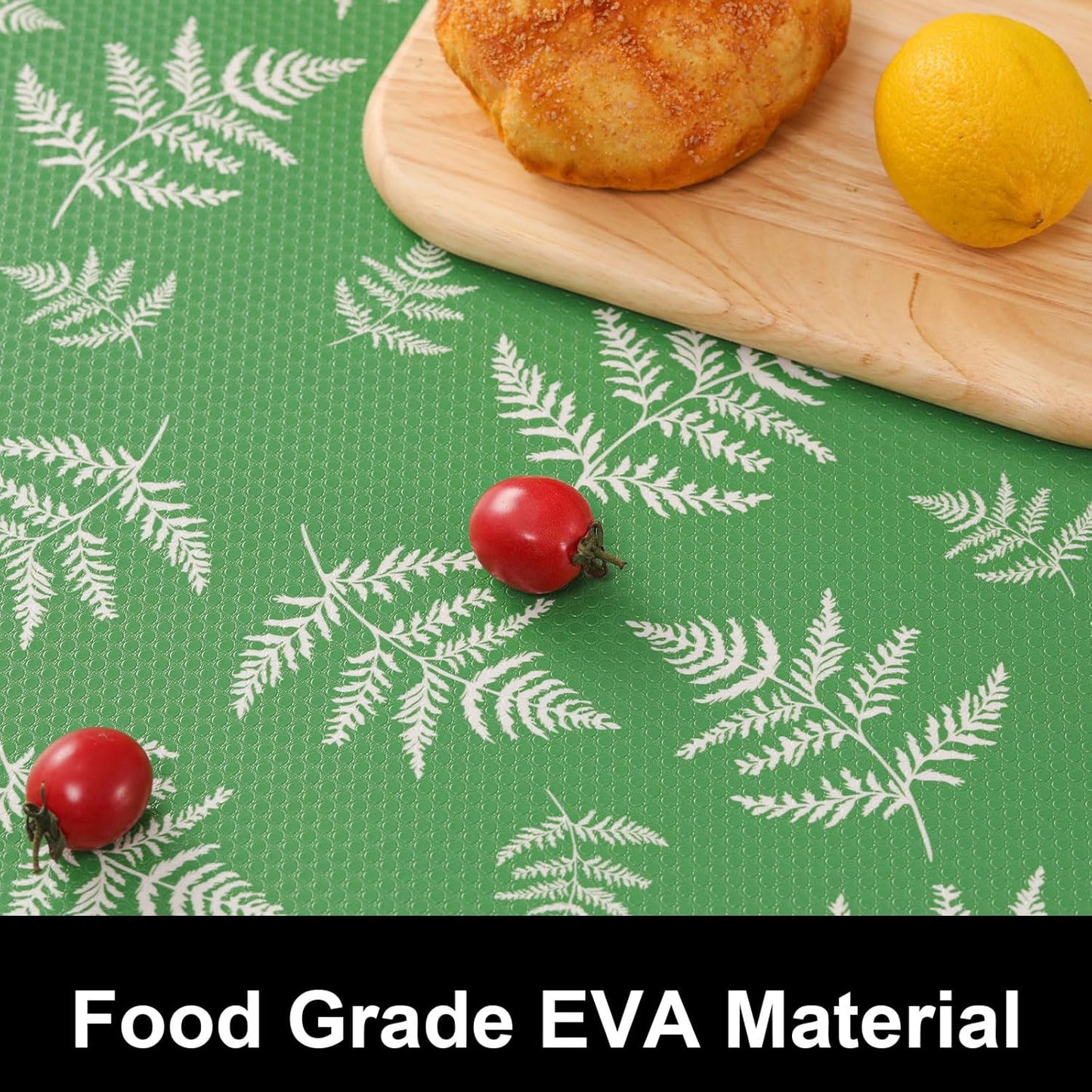 CooyesFridge Liners Shelf Liner for Kitchen Cabinets Refrigerator Liners Waterproof & Oil-Proof Kitchen Cupboard Liner Non Adhesive Drawer Mats EVA Material for Shelves