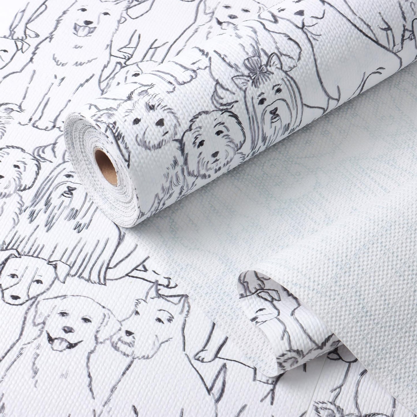 Dog Shelf Liner Non-Adhesive and Strong Non-Slip, Animal Cabinet Drawer Liners for Kitchen Cabinets, Waterproof Cupboard Liners,Easy to Clean,12IN x 10FT
