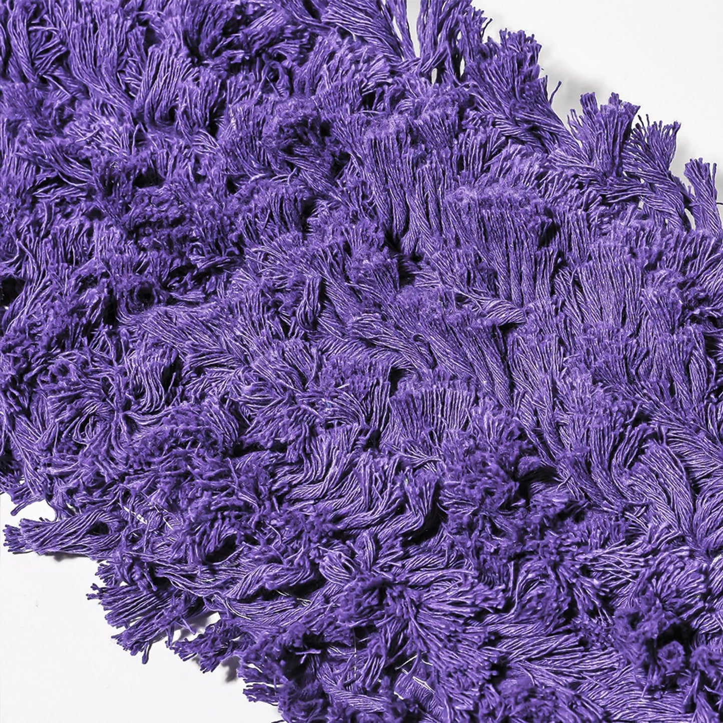 Commercial Dust Mop Replacement Head – 48 x 5 in. Cotton Nylon Reusable Mop Head – Industrial Dust Mop Refill for Floor Cleaning & Janitorial Supplies, Purple
