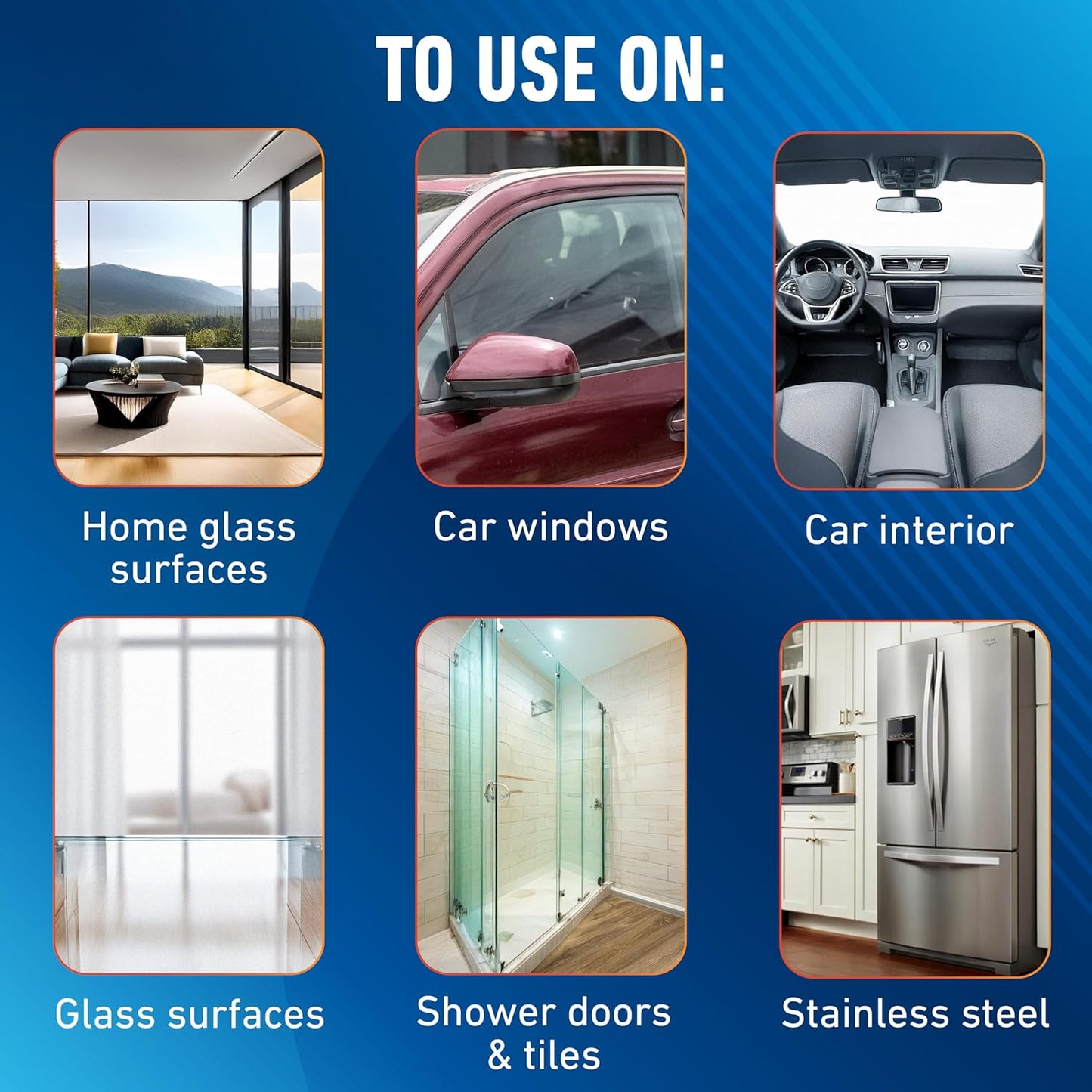 UNGER ProClean Connect and Clean Indoor Window Cleaning Kit, Washing Tool with Swivel Head for Tight Corners and Edges, Streak-Free Results on Glass and Mirrors, Reusable Microfiber Pads