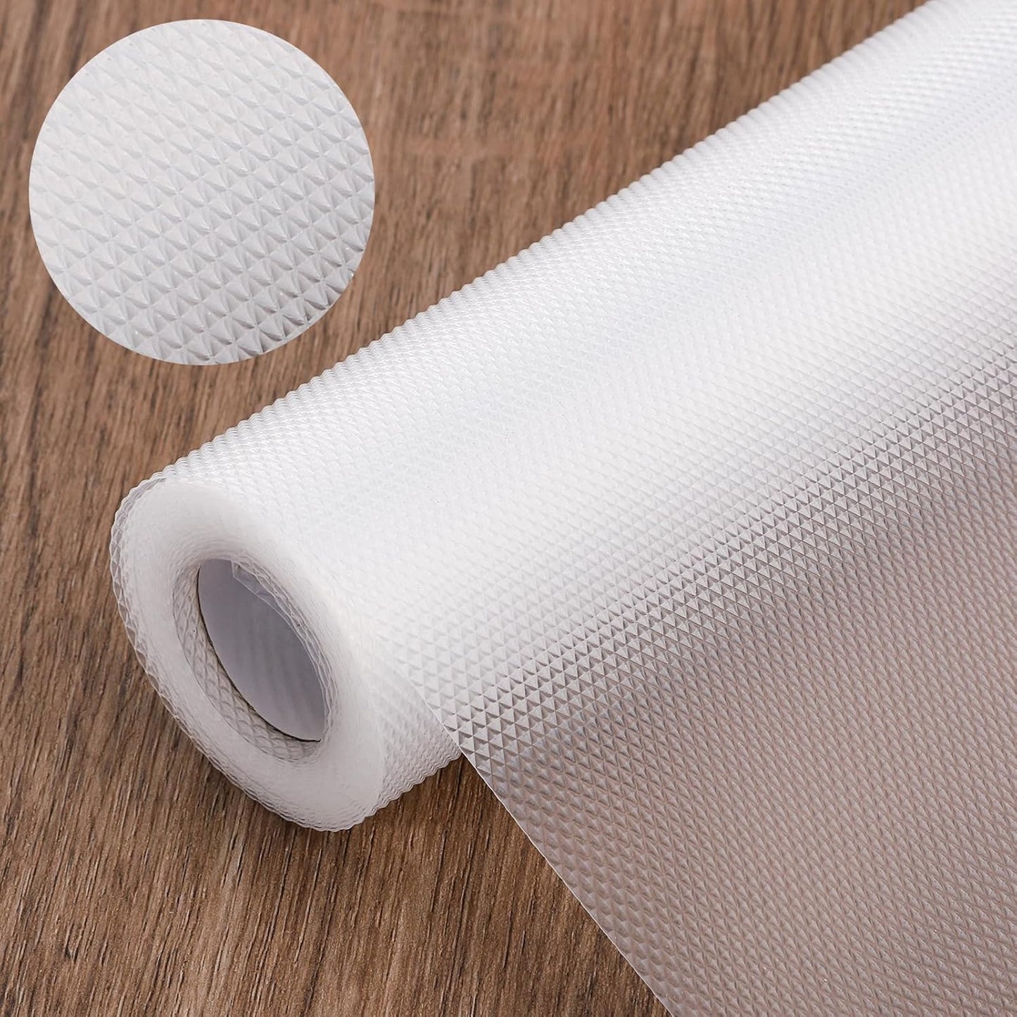 Kitchen Shelf Liner, 11.8" W x 118" L x 0.02" T, Cabinet Liners for Shelves Non Slip, Non-Adhesive for Home and Kitchen Cabinets, Drawer, Refrigerator, Dresser, Cupboard, RV (Argyle)