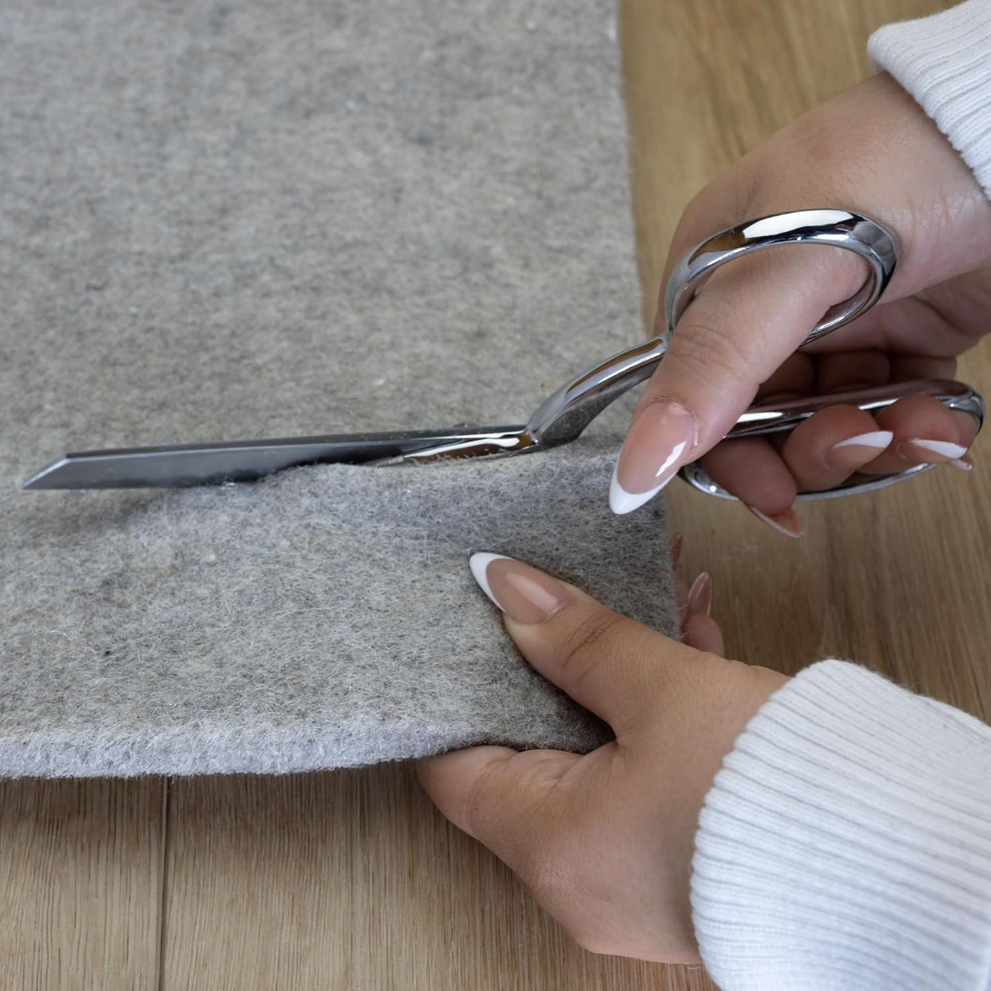 RUGPADUSA - Eco-Plush - 11'x13' - 1/2" Thick - 100% Felt - Luxurious Cushioned Rug Pad - Available in 3 Thicknesses, Many Custom Sizes