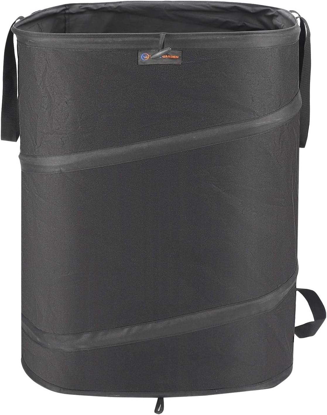 YUDI & GARDEN 46 Gallon Square Collapsible Yard Waste Bin｜Collapsible Trash Can｜Camping Trash Can, for Collecting Weeds or Yard and Party Waste