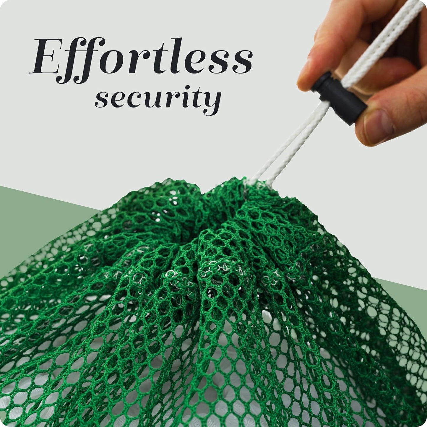 Handy Laundry Mesh XL Laundry Bags - Durable, Machine Washable with Secure Drawstring Closure - Perfect for College Dorms, Laundromats, Apartments (Green, Large 24" x 36")