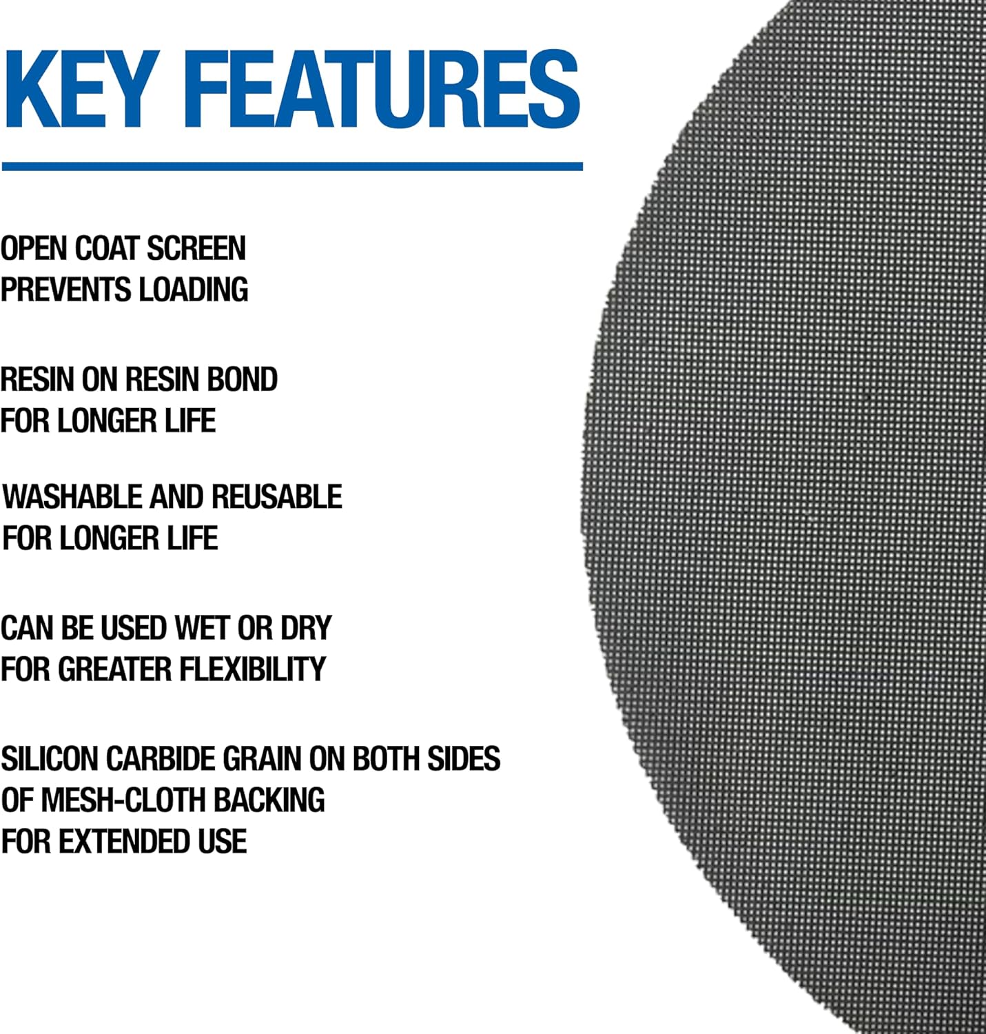 Floor Sanding Screen Disc, 10 Pack, 16", Grit 120