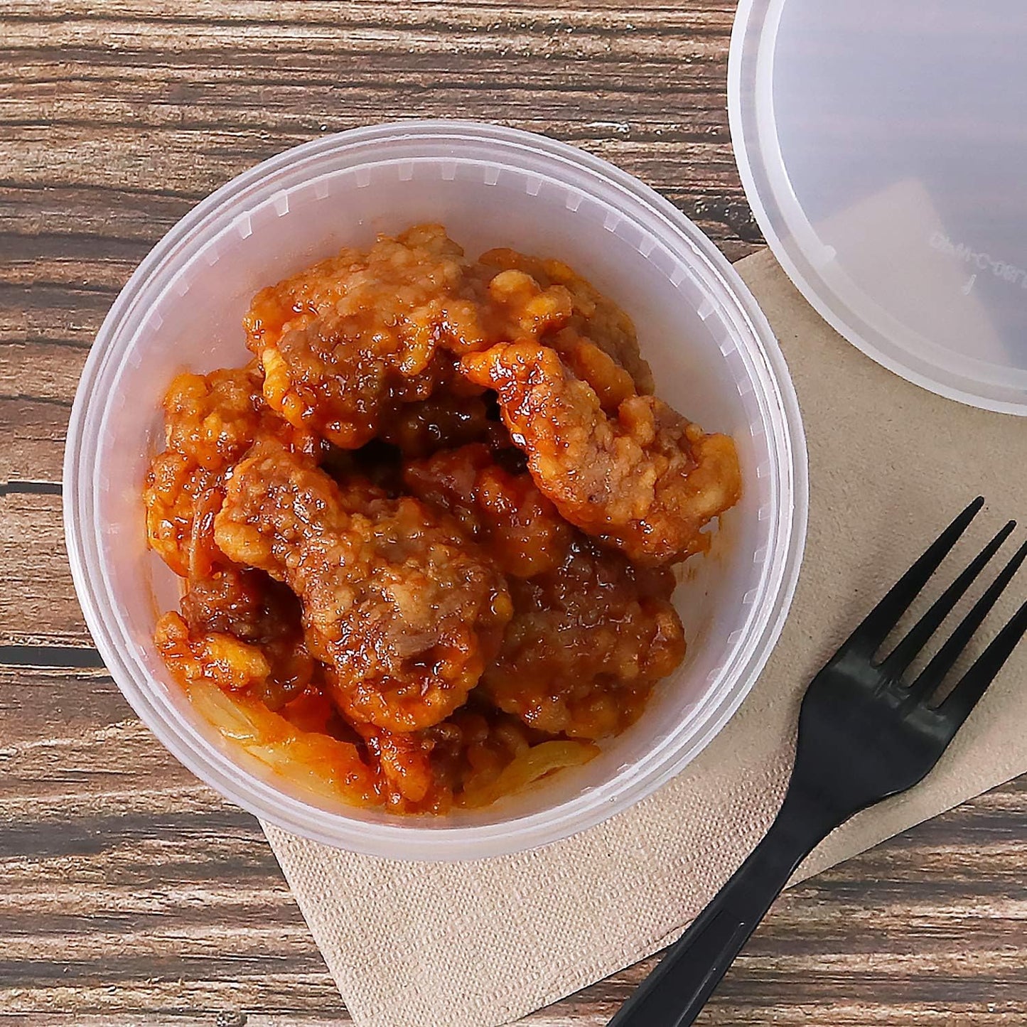 Karat [24oz - 240 ct] Clear PP Injection Molded Round Deli Containers with Lids (FP-IMDC24-PP