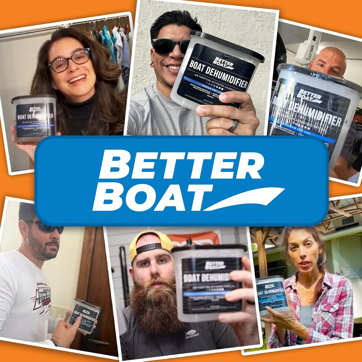 Moisture Absorber and Boat Dehumidifier, Charcoal Odor Remover for Damp Smell and Humidity, Unscented and Fragrance-Free, 2 Pack, Ideal for Basement, Closet, Home, RV, or Boating, No Refill Needed