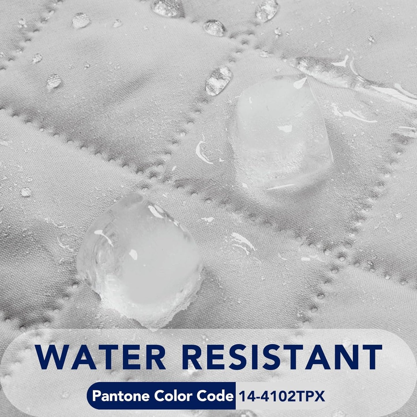 PureFit Reversible Quilted Sofa Cover, Water Resistant Slipcover Furniture Protector, Washable Couch Cover with Non Slip and Elastic Straps for Kids, Dogs, Pets (XX Large, Light Gray/Light Gray)