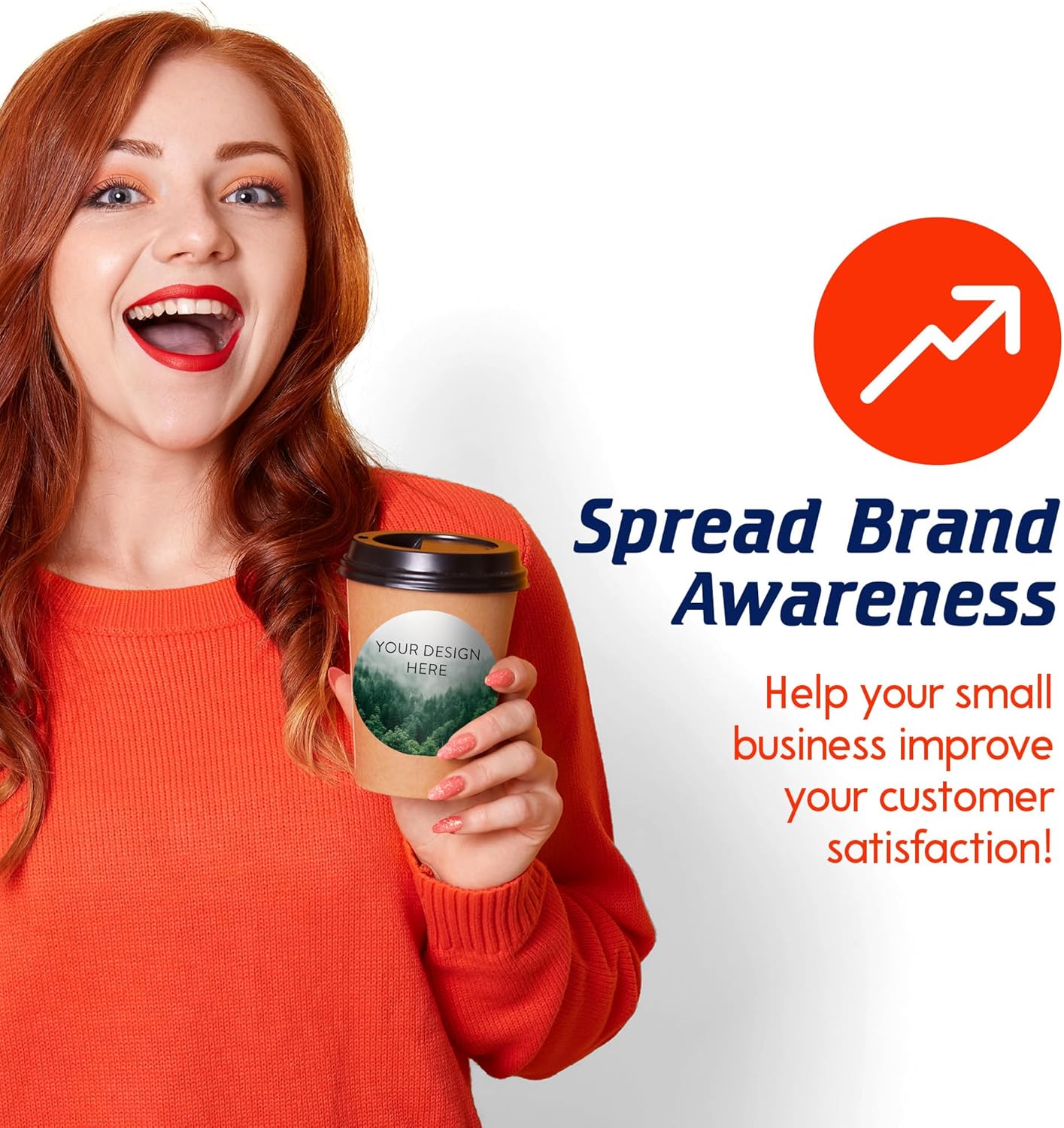 100 Custom Vinyl Stickers - Upload Your own Image, Text, Design, Logo - Personalized Logo Labels for Handmade, Packaging, Bottle, Jars, Candle, Brand Stickers (Foggy Valley, 3x3)