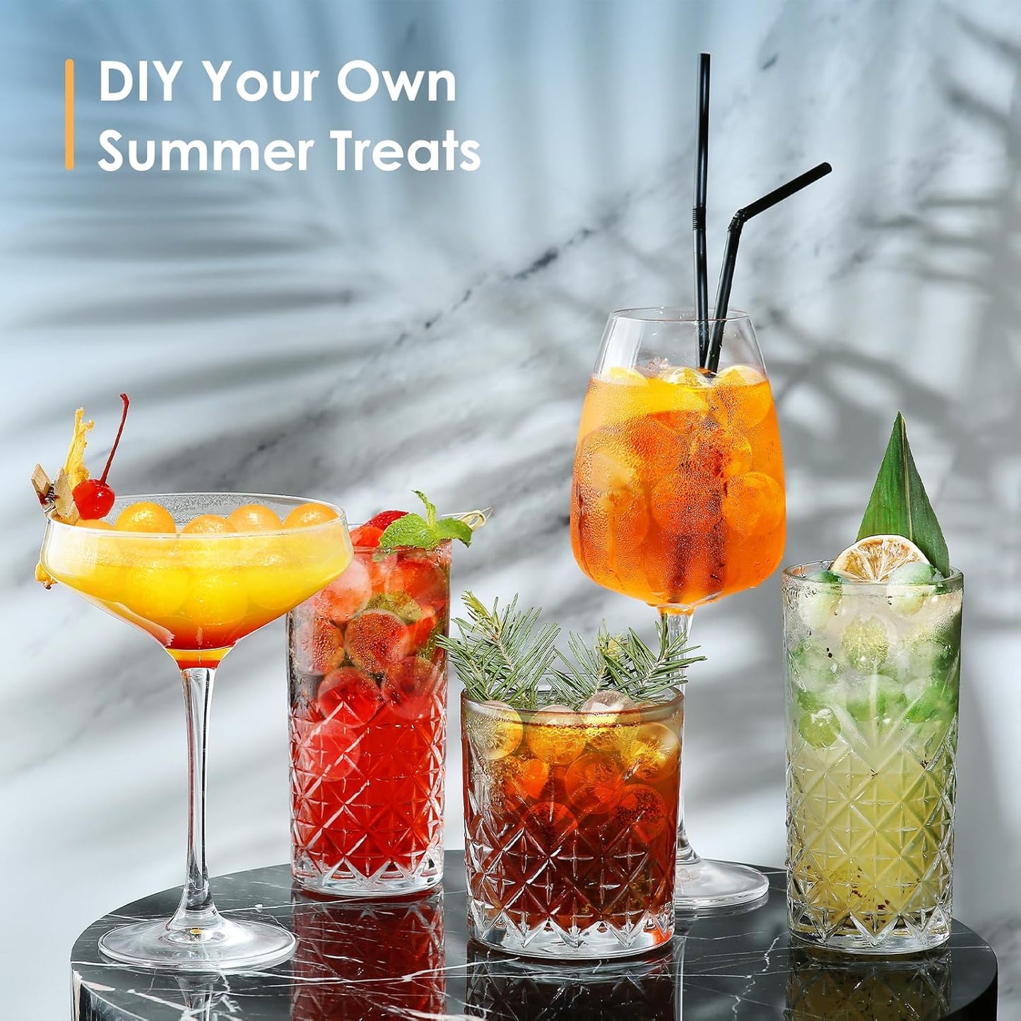 WIBIMEN Ice Cube Tray with Lid and Bin - Round Ice Trays for Freezer with Lid - Ice Cube Trays for Freezer with Ice Container (0.8"-2PACK Blue)