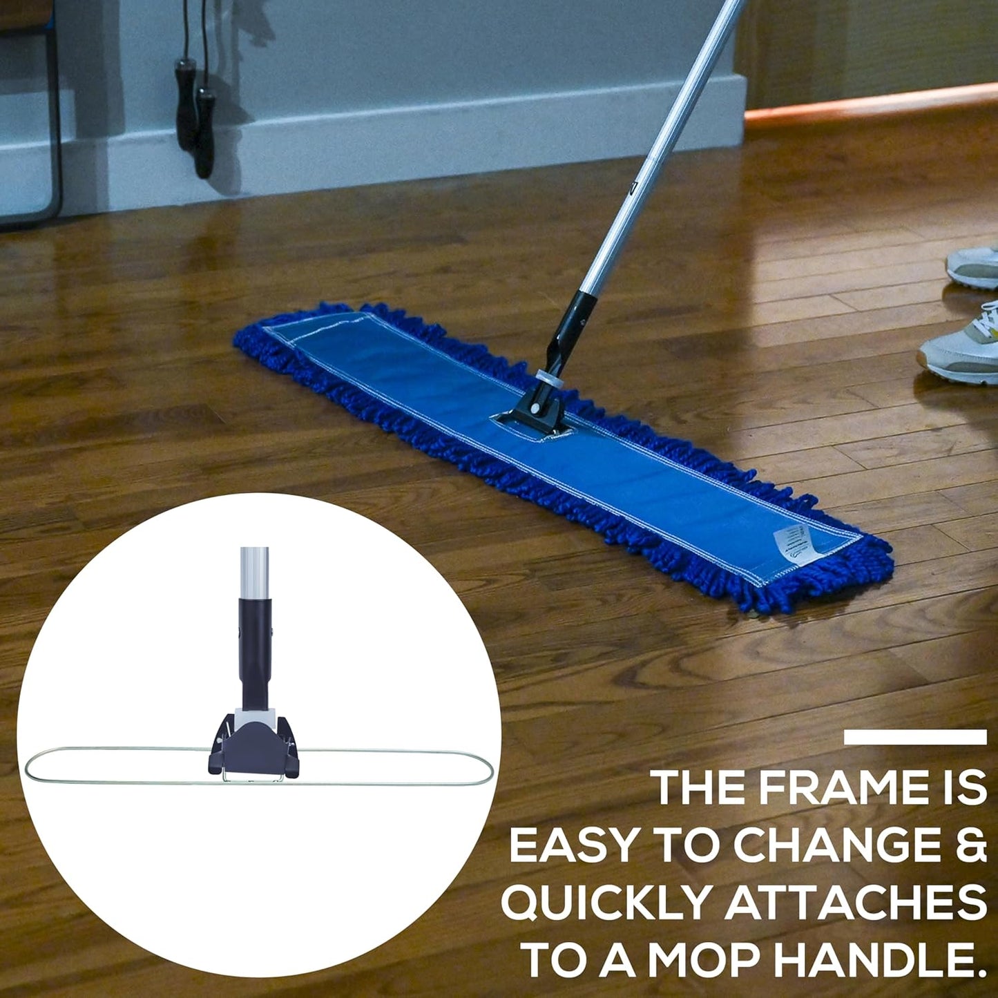 Kleen Handler 36 Inch Commercial Dust Mop Frame (6 Pack)