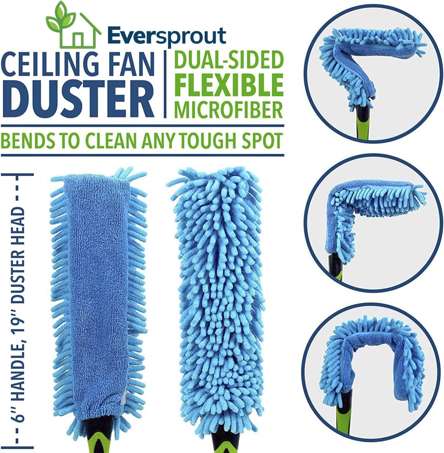 EVERSPROUT Fan Duster (12', 18', 24') (Attachment Only (No Pole))