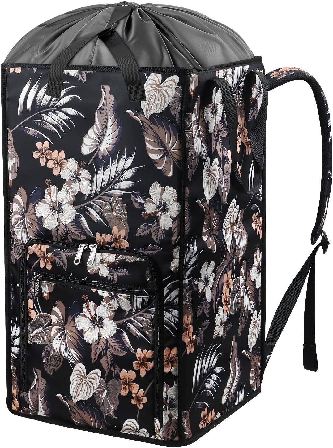 Bukere Laundry Backpack Bag for College Students Dorm Room Essentials, Extra Large Laundry Basket Hamper, Portable Freestanding Laundry Bag with Adjustable Shoulder Straps for Women Man Cruise