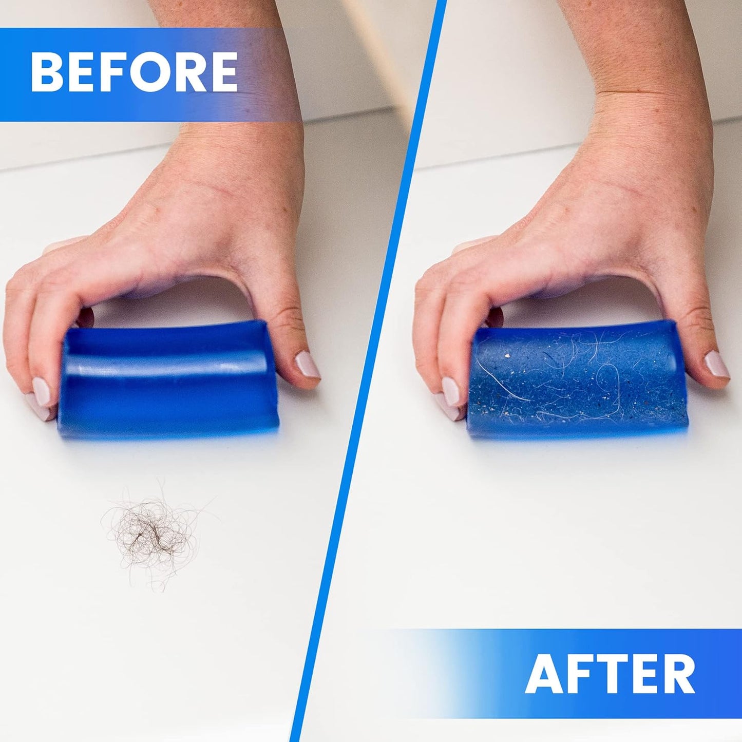 Tackzo Reusable and Washable Lint Roller Multi-Purpose Travel Lint Remover Cleaner Roll with VersaScrub - Eco-Friendly Sticky Roller & Brush for Hard to Reach Areas in Home Car, Quick and Easy