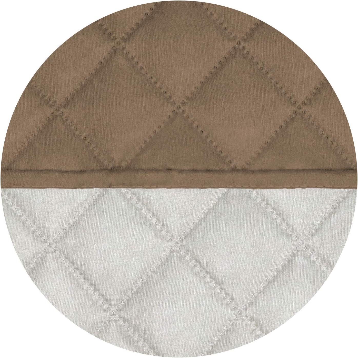 PureFit Reversible Quilted Sofa Cover, Water Resistant Slipcover Furniture Protector, Washable Couch Cover with Non Slip Foam and Elastic Straps for Kids, Dogs, Pets (X Large , Camel/Ivory)