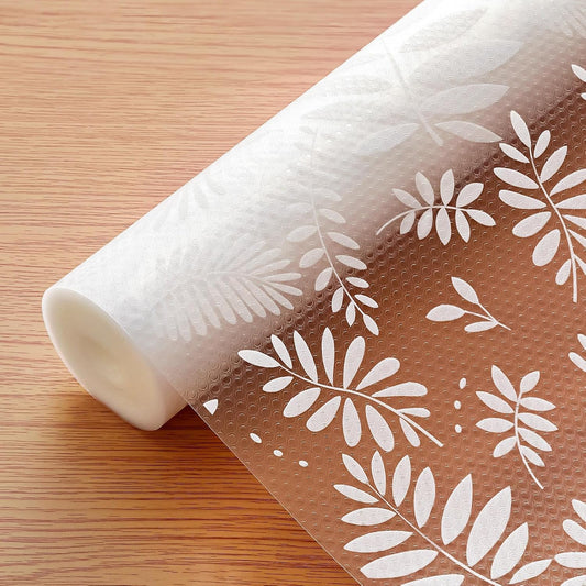 Cooyes Shelf Paper for Kitchen Cabinets Non Adhesive, Waterproof & Oil-Proof Kitchen Drawer Liner for Refrigerator Drawer Fridge Cupboard (23.6 Inch W x 354 Inch L)