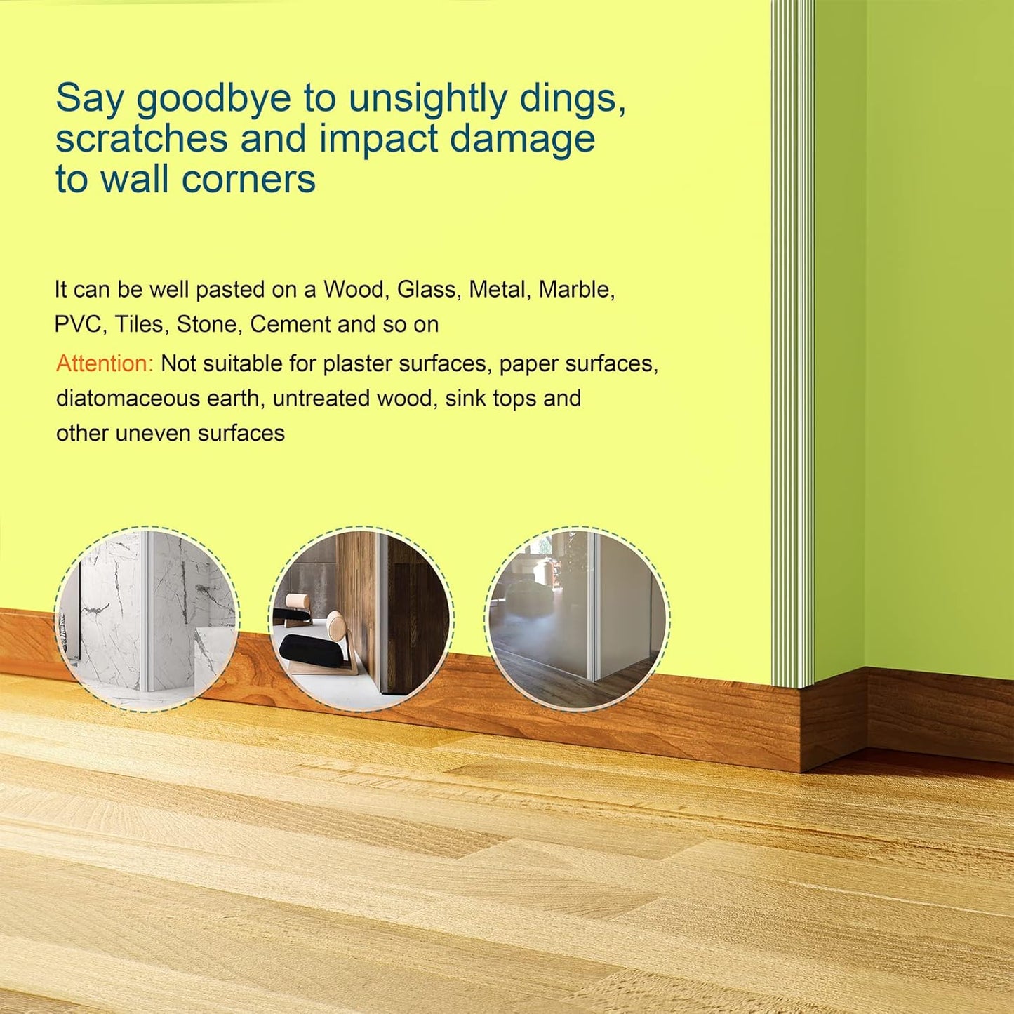 HOMREALM Baby Proofing 16.4ft Long (1.97" Wide) Corner Protector Baby Corner Guards Furniture Corner & Edge Safety Bumpers Clear Baby Proofing Bumper Cushion for Table Furniture Sharp Corners