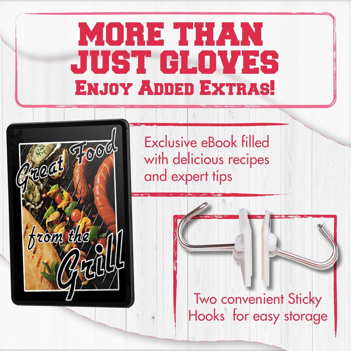 KITCHEN PERFECTION S Silicone Smoker Oven Gloves for Women -Extreme Heat Resistant BBQ Gloves -Handle Hot Food Right on Your Grill Fryer |Waterproof Oven Mitts for Cooking |Superior Set+3 Bonuses