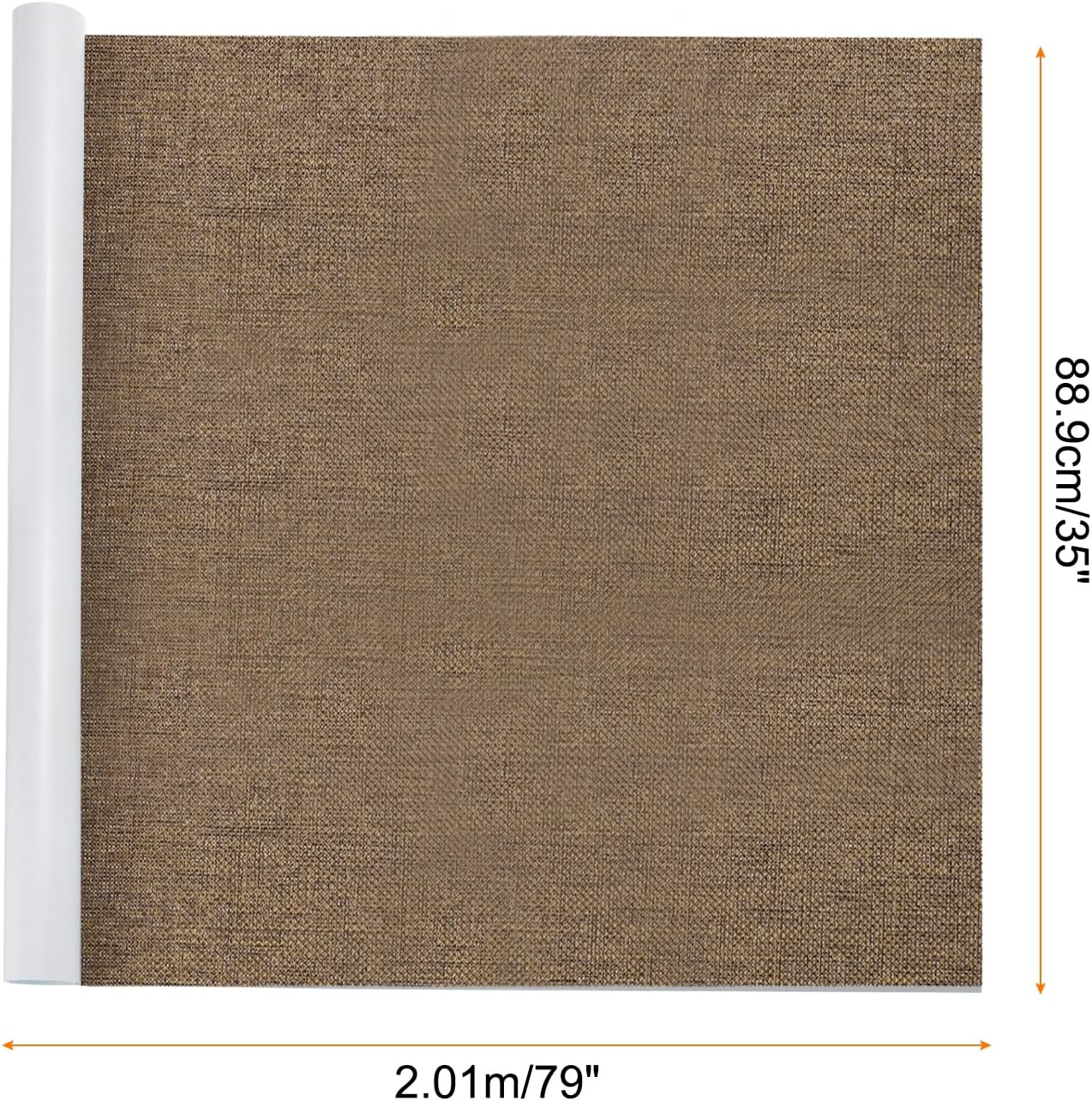 Repair Patches Repair Tape Self-Adhesive DIY Repair Patch Linen Gear Patch for Sofa, Furniture, Chair, Clothing,Tents,35x79 Inch,Brown