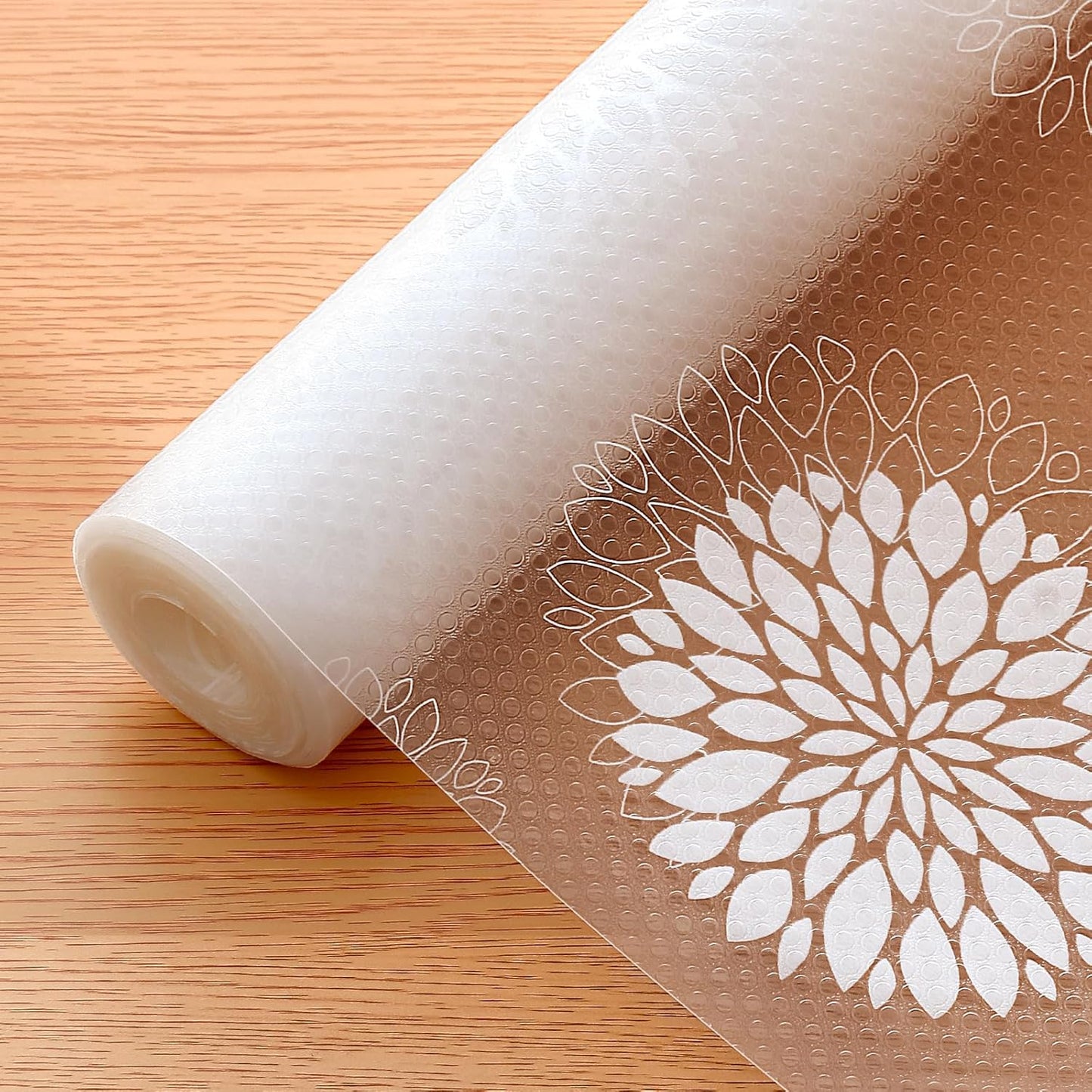 Cooyes Shelf Liners for Kitchen Cabinets Waterproof & Oil-Proof Kitchen Cupboard Mats Non-Slip Drawer Mats EVA Material Non Adhesive Fridge Liner for Shelves