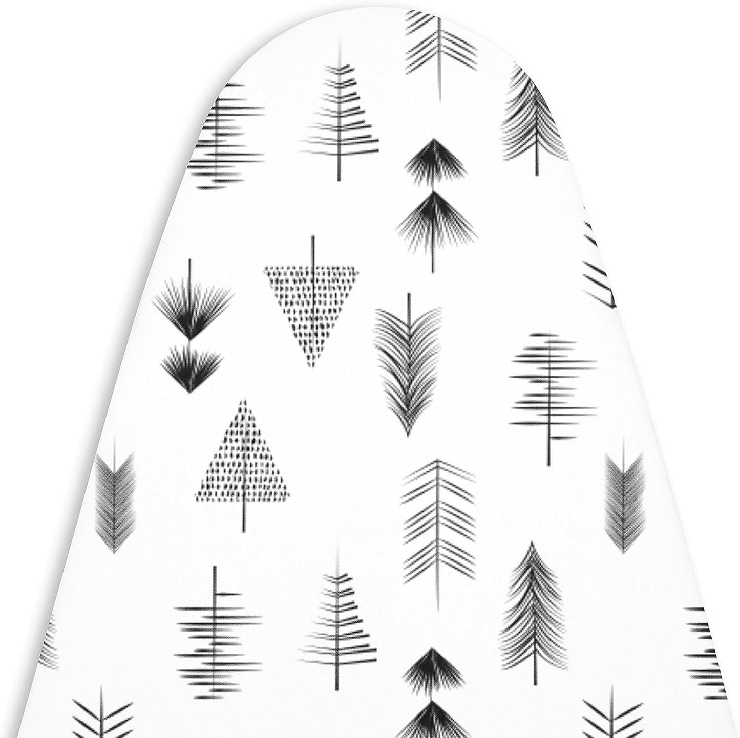 Encasa XO Ironing Board Cover and Pad 28"x12" - Thick 3mm Felt Padding, Drawstring Tightening & Lock, Easy Fit, Scorch & Stain Resistant, Fits Mini Ironing Board - Black Arrow