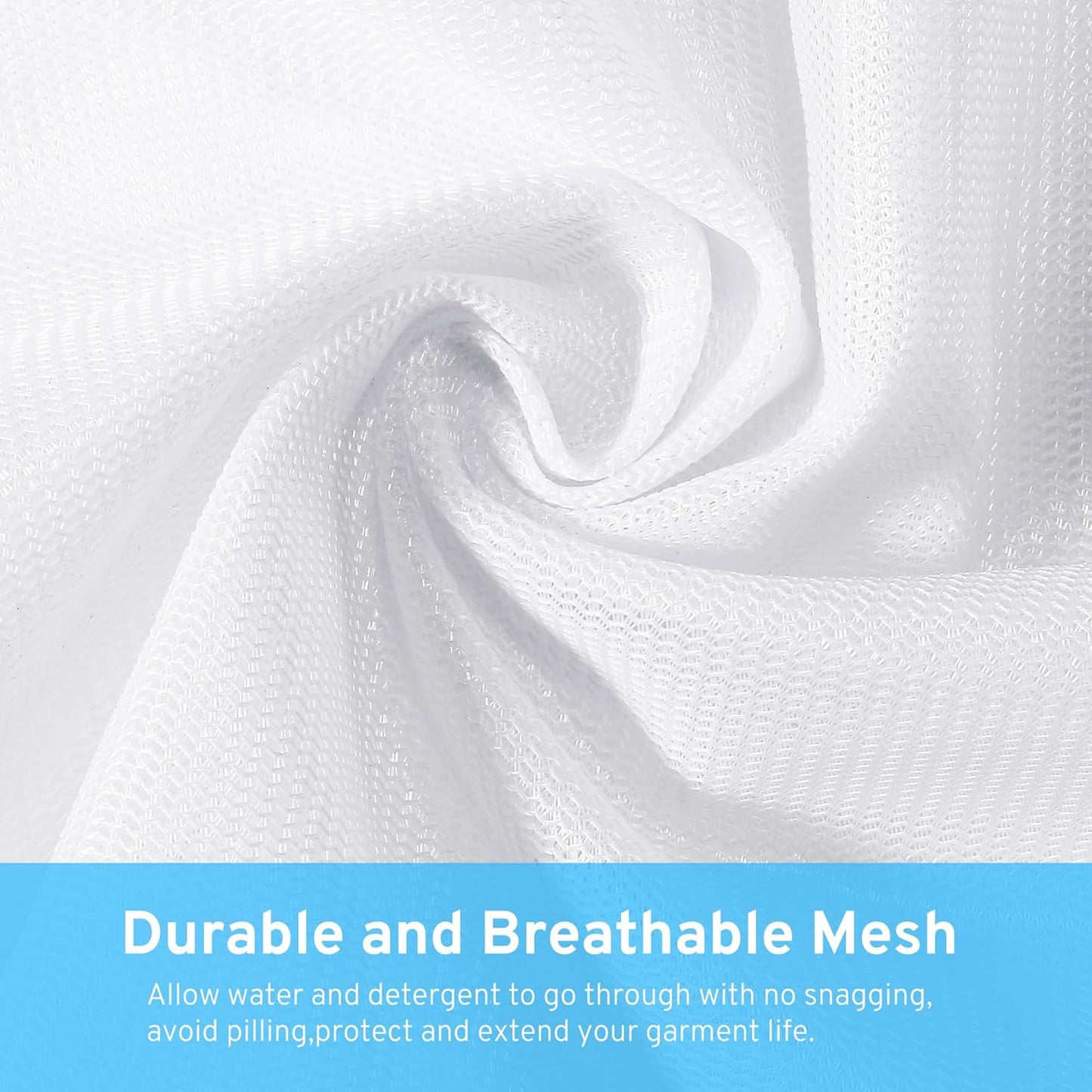 7 Pcs 7 Size Mesh Laundry Bags for Delicates with Premium Zipper, Lingerie Bags for Washing Delicates, Travel Storage Organize Bag, Clothing Washing Bags for Curtain, Blouse, Bra, Hosiery, Underwear