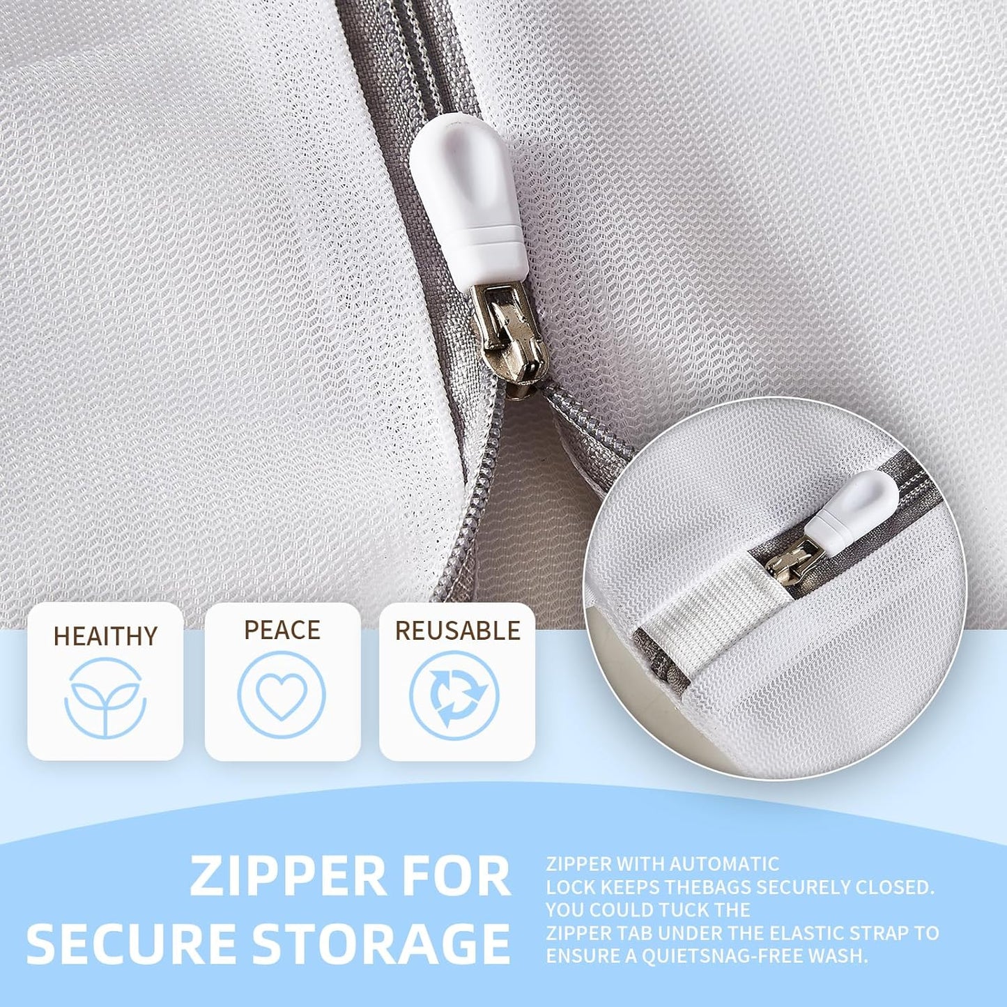 Mesh Laundry Bags, Mesh Wash Bags, Durable Mesh Structure with Strong Zipper, Suitable for Underwear, Delicate Clothes, Pants, Shoes, Socks Washing (Small Fine Mesh, Medium 16 * 20in *4pcs)