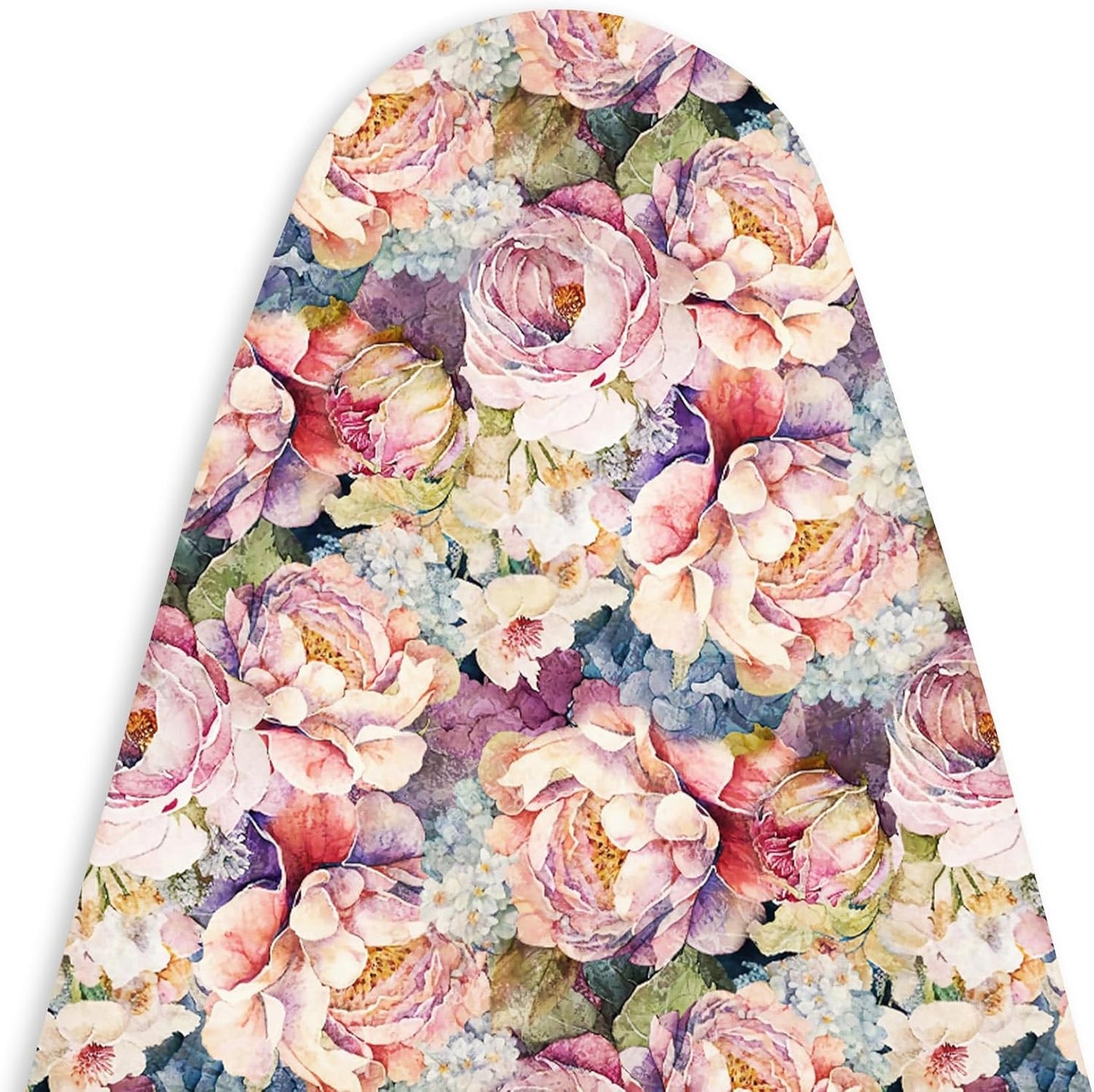 Encasa XO Ironing Board Cover and Pad 54"x15" - Free Silicone Iron Rest & Mesh Cloth - 4mm Felt, Large Iron Board Cover with Padding - Heat Resistant, Non Slip Drawstring Wildflowers