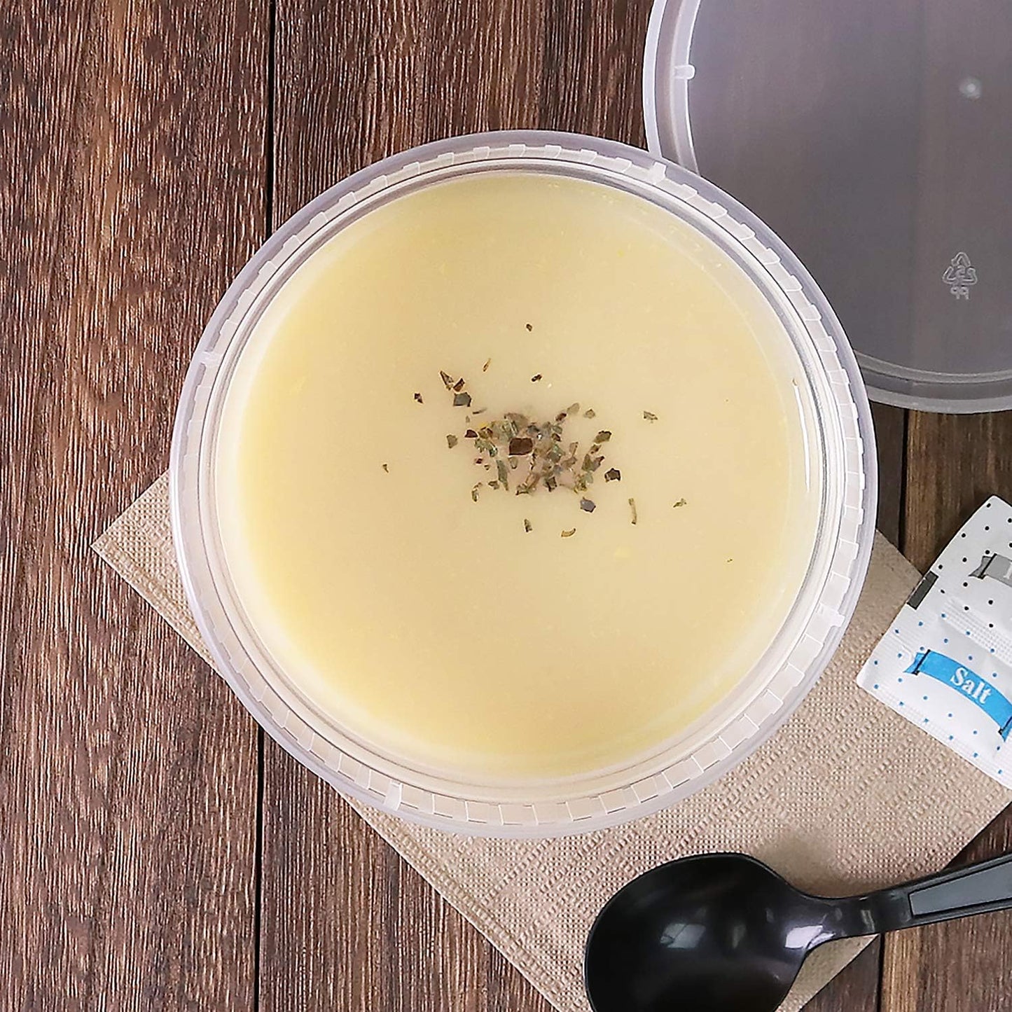 Karat [16oz - 240 ct] Clear PP Injection Molded Round Deli Containers with Lids (FP-IMDC16-PP)