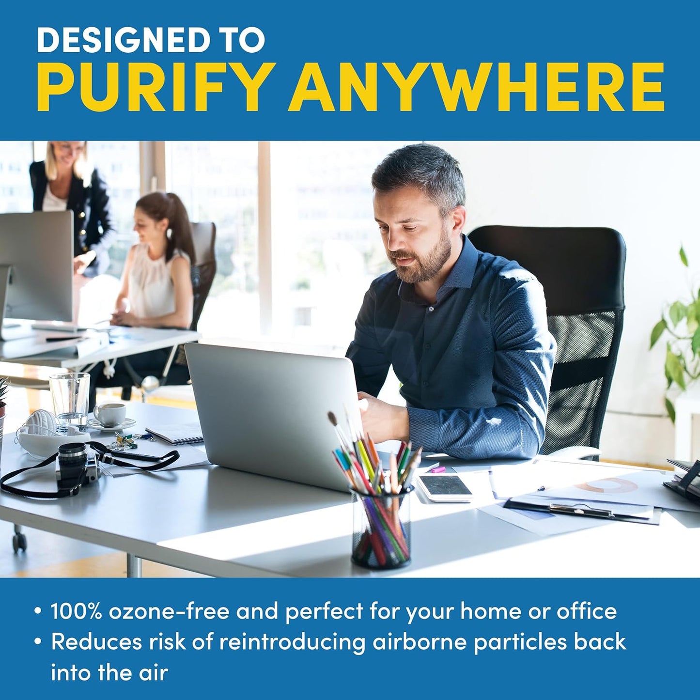 HPA200 Replacement Filters for Honeywell Air Purifier - 2 HEPA Filters w/ 4 Carbon Pre-Filters, Compatible with HPA200, 202, 204, HRF-ARVP200 Series Filter R