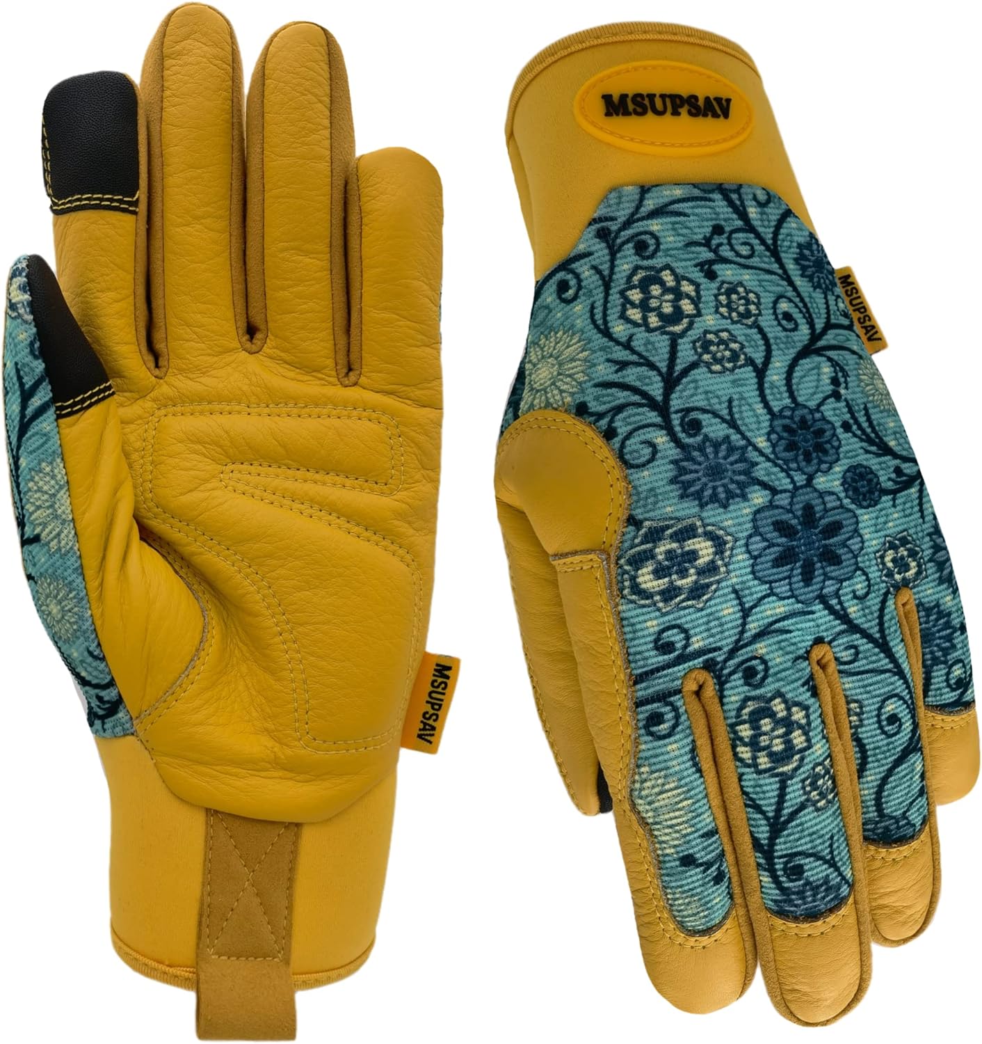 Thorn Proof&Puncture Resistant Gardening Gloves with Grip,Garden Gloves for Women, Leather Work Gloves,Gifts