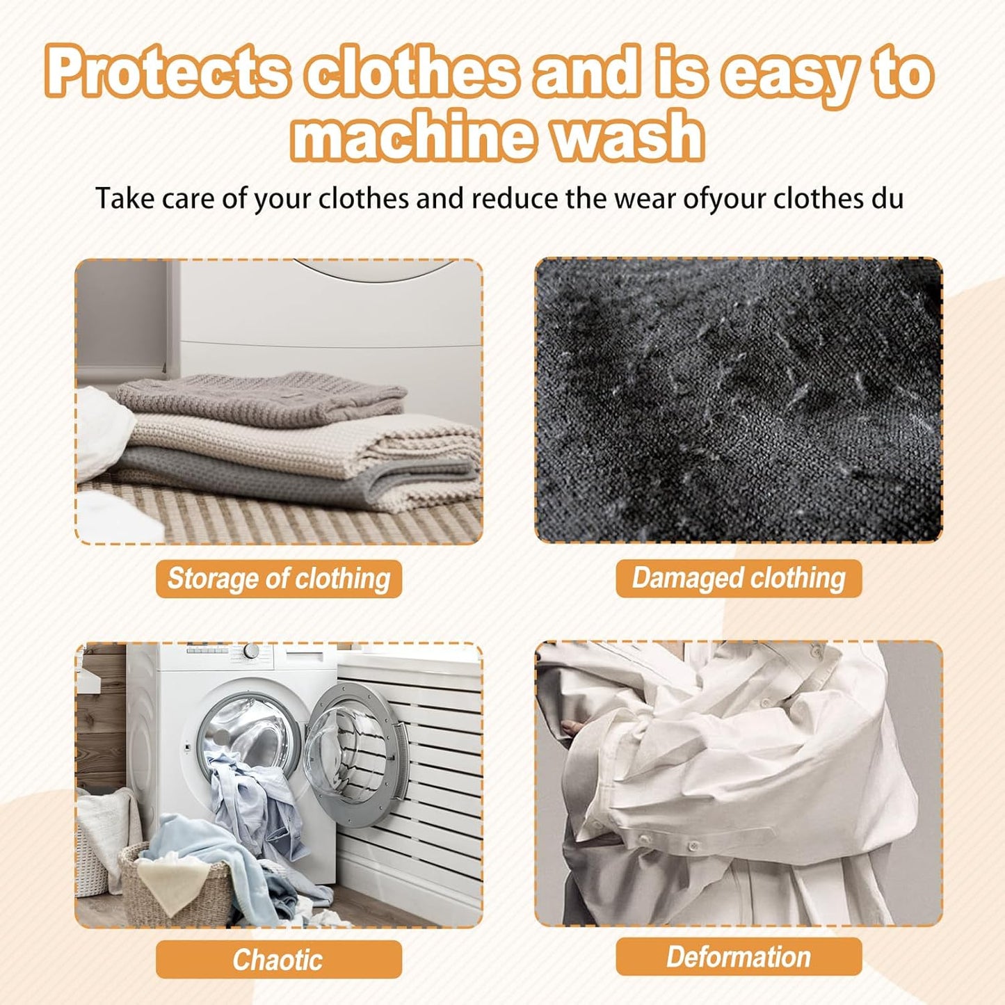 6PCS Laundry Bag For Washing Machines, Specialized For Washing Underwear And Bras, Anti Deformation Washing Bag, Laundry Filter Mesh Bag