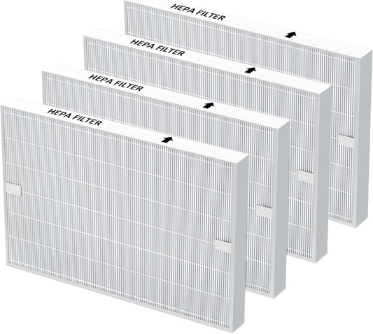 4 Pack AP-1512HH HEPA Filter Replacement for Coway Airmega AP-1512HH and Airmega 200M Air Purifiers, True HEPA Filter, Item NO # 3304899