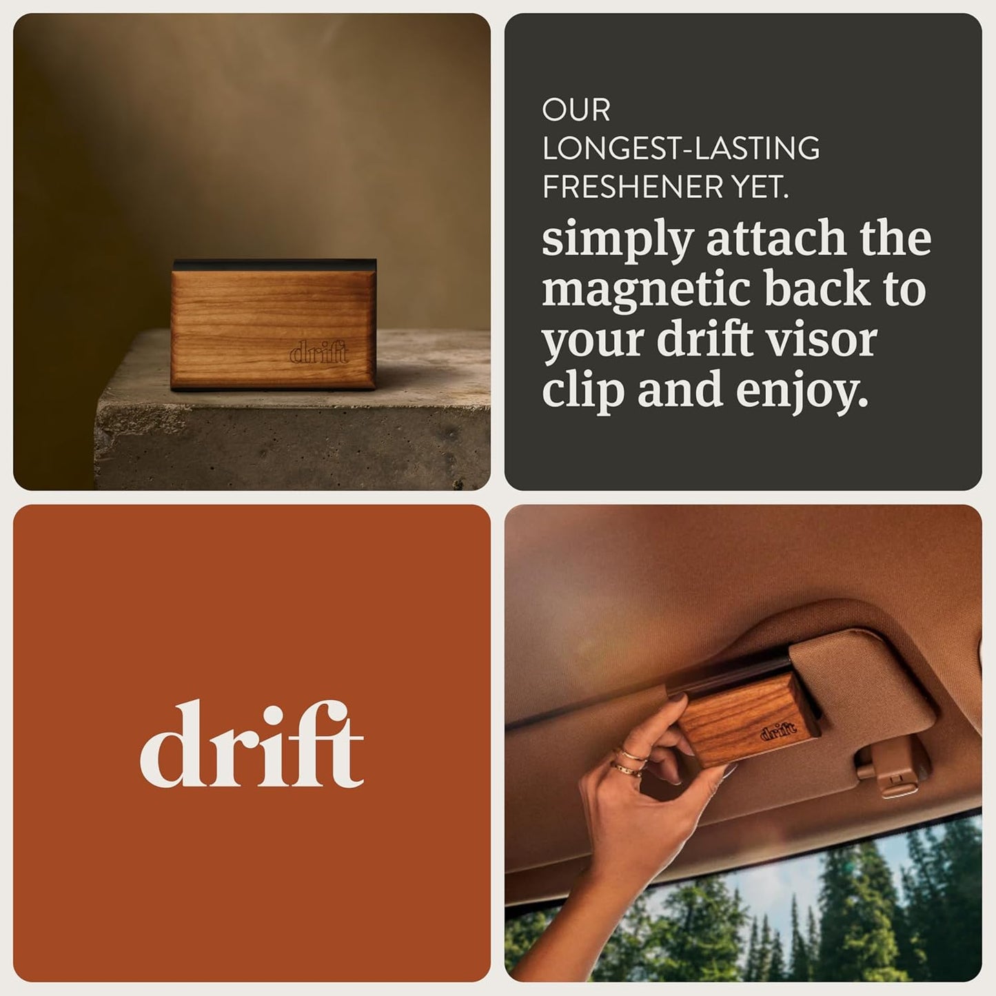 Drift on Amazon Wood Air Freshener Starter Kit- Apple Picking