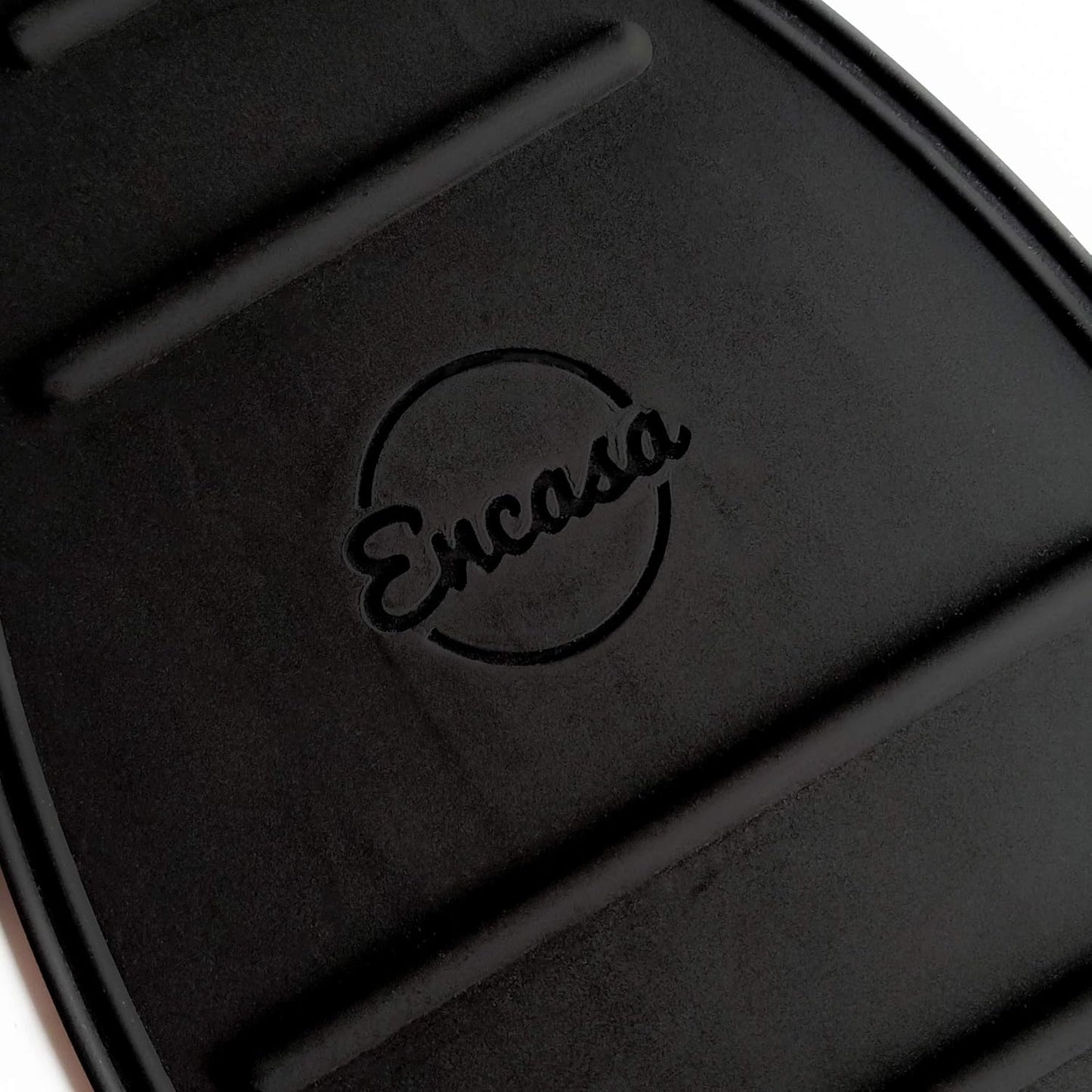 Encasa XO Silicon Mat for Hot Iron Rest - Heat Resistant, Anti - Slip, Thicker Pad for Protecting Your Table During Ironing, Non-Burning, Machine Washable, Durable - Black