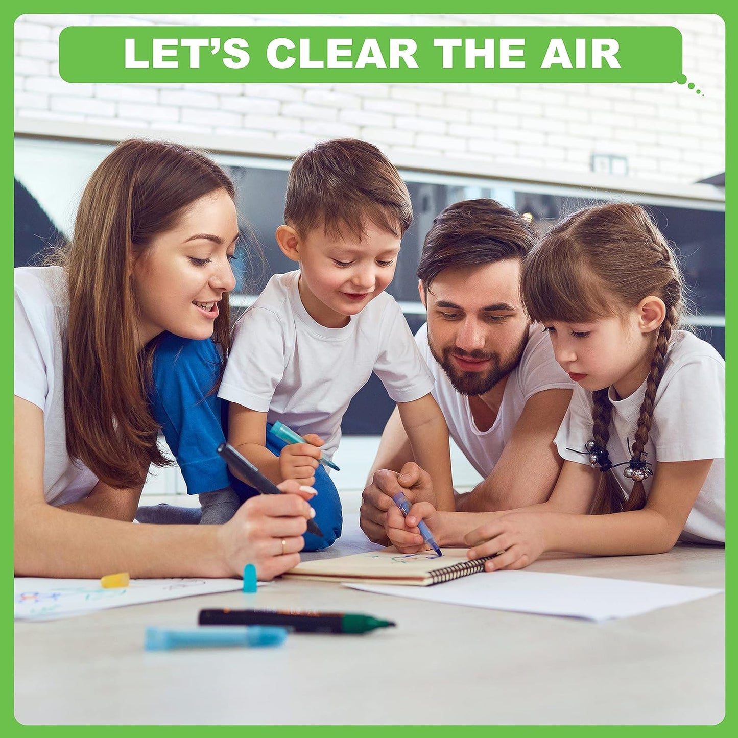 HSP001 True HEPA Filter Replacement, Compatible with HSP001 Air Purifier, 4 in 1 H13 True HEPA and Activated Carbon Pre-Filter, 3 Pack