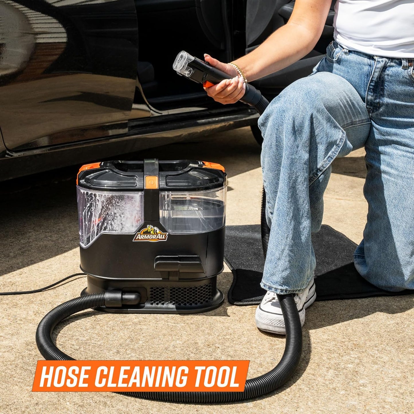 Armor All SCA702 901 7 Amp Portable Spot Cleaner for Car Cleaning, Carpet and Upholstery Stain Removal