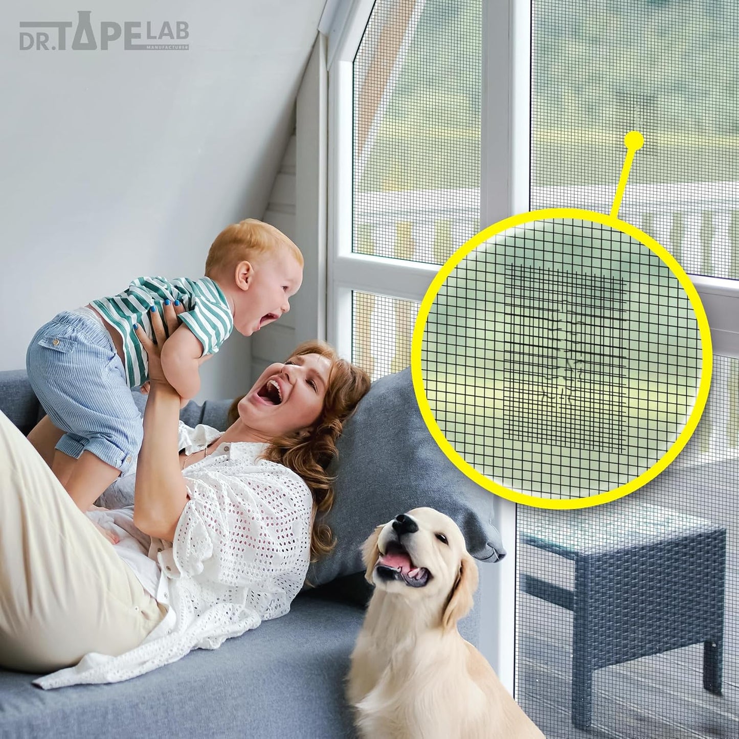 Black Window Screen Repair Tape, 4 in X 15 FT, Screen Repair Kit for Windows or Doors, Strong Adhesive Patch Kit Fiberglass Mesh Tape