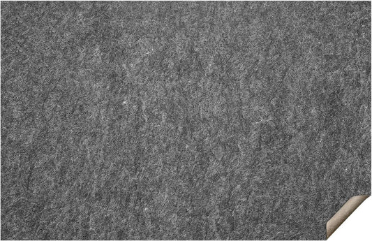 VEVOR - Slip-Resistant Rug Pad - Protective Cushioning Carpet Pad - 5' x 8' - 1/4" Thick - Dual Surface - Polyester Felt + Latex - Gray - 3-4㎡ Area Carpet Padding Rug Cushion Safe for All Floors