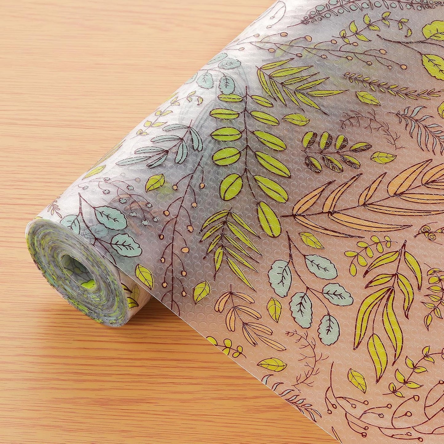 Cooyes Shelf Liners for Kitchen Cabinets, Refrigerator Liners Waterproof & Oil-Proof Kitchen Cupboard Liner Drawer Mats EVA Material Non Adhesive Fridge Liner for Shelves