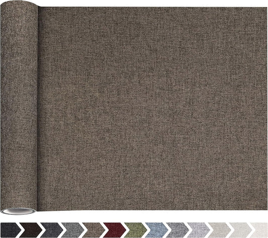 Fine Linen Fabric Patches, Self-Adhesive, Extra Large 12x40 Inch, Multi Color, for Sofa & Clothes Repair